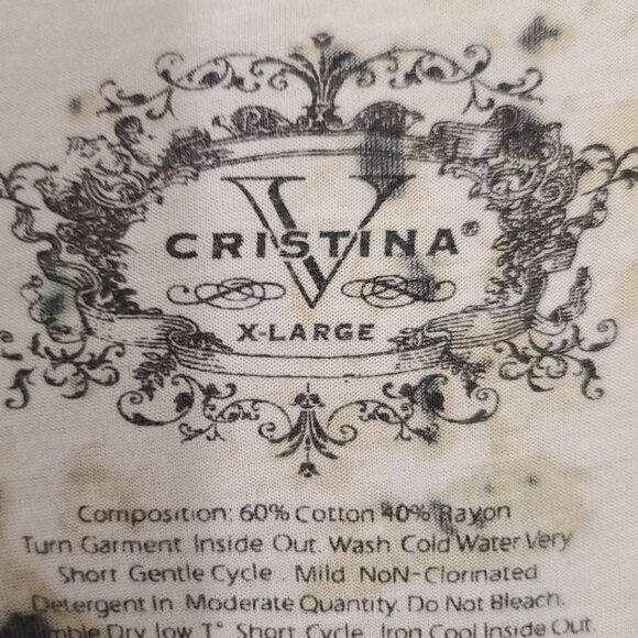 V Cristinia Top XL & Olive Green Leggings Large - Picture 5 of 9